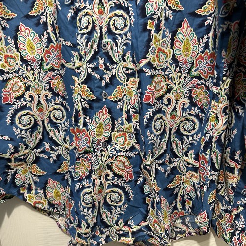 Robert Graham blau hell Blumendesign mit Flip Manschetten Herren Größe Medium - Bild 9 von 10