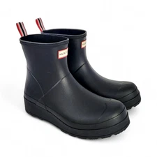 Hunter Original Women's Play Short Casual Rain Boots (Size 9) Black