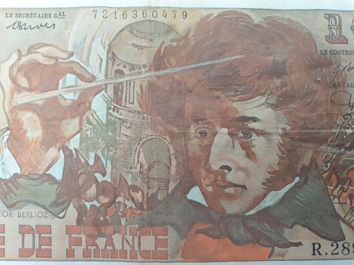 Lot 8 billets anciens français France 100 Francs Delacroix Mineur 10 Berlioz - Foto 12 di 24