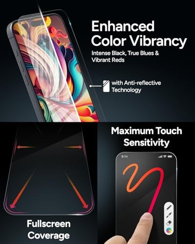 XTR4 Screen Protector for - 11x Stronger Tempered Glass, iPhone 16 Pro Max - 第 6/7 張圖片