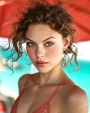 8x10 Photo Art Print - Pretty Eyes Girl Beautiful Model Picture Gorgeous Artwork