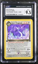 Dark Dragonair 33/82 Team Rocket Regular First Edition Graded CGC 9.5