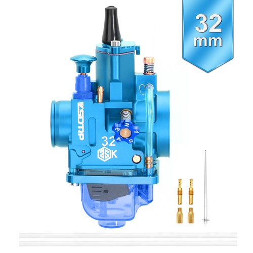 Motorcycle 32mm Carburetor CNC Oxidized Racing Carb for Honda Yamaha Kawasaki - Foto 7 di 15