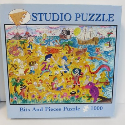 Bits and Pieces Studio Puzzle ISLAND MAYHEM 1000pc Jigsaw Puzzle Complete 2006