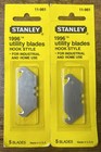 10 New 1996 Utility Blades Hook Style