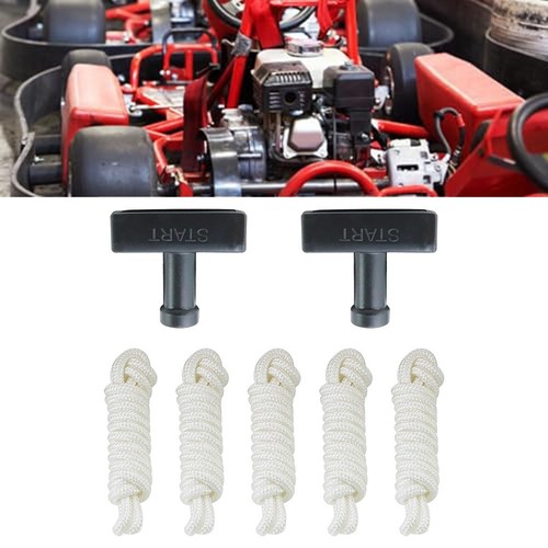 For Lawn Equipment Starter 1 4 Meter Recoil Starting Cable and Handle Set