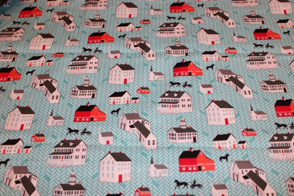 Folkart Fantasy Benartex Cotton Fabric 1 yard - Image 4 of 4