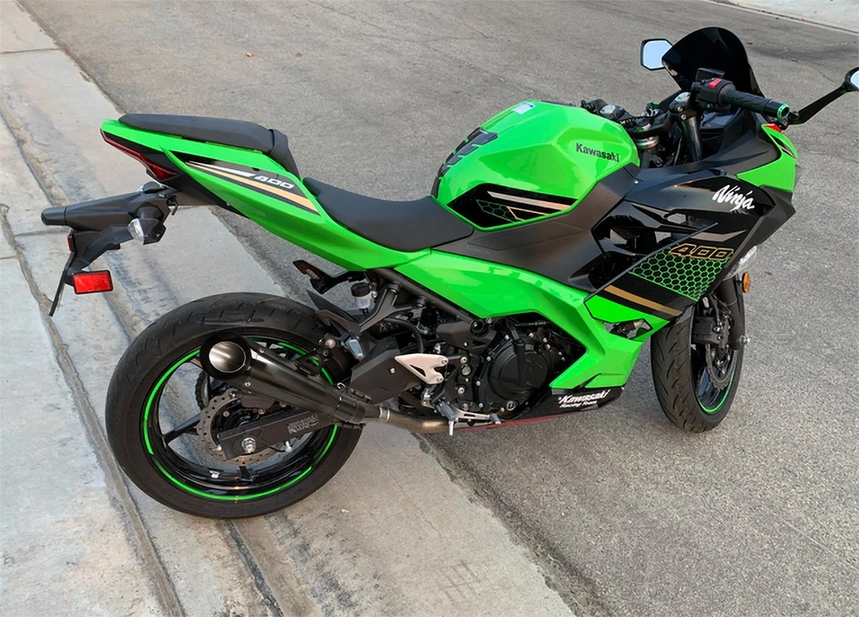 For Kawasaki Ninja300 2013-2018 Exhaust System Muffler Mid Pipe Ninja250 Z250 Foto 2 de 4