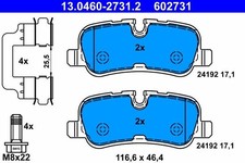 Ate 13.0460-2731.2 Bremsbelagsatz, Scheibenbremse für LAND ROVER Bremsanlage