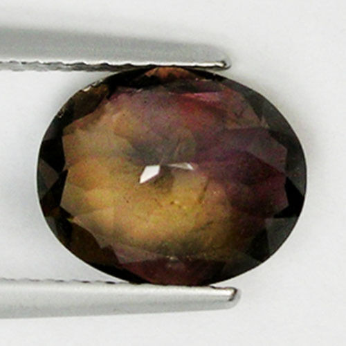 2.56 ct RARE COLLECTION_ NATURAL AXINITE INCLUSION - Oval - See Vdo 1545 - Picture 2 of 2