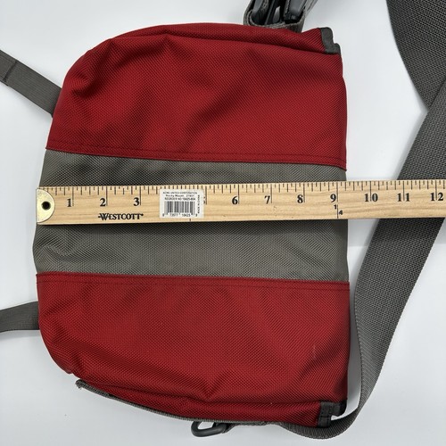 Timbuk2 XS Messenger Crossbody Shoulder Bag Red & Gray With Strap READ DESC - Picture 6 of 12