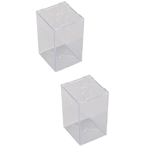 Set of 2 Thai Fish Tank Container for Live Mini Desktop Aquarium Betta - Picture 4 of 12
