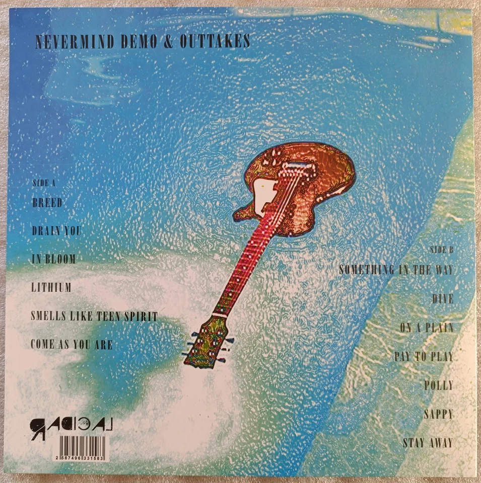 NIRVANA  NEVERMIND-demo and outtakes  -VINYLE GREEN MARBLE RARE - Photo 4/4