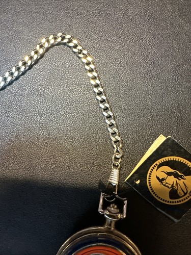 Franklin Mint DENVER BRONCOS NFL POCKET WATCH **Needs Battery** Q - Picture 4 of 10