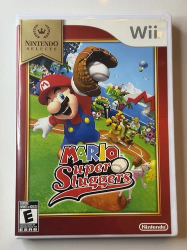 🎮Mario Super Sluggers Nintendo Selects Nintendo Wii with Manual ✅ TESTED 🎮
