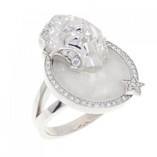 Chanel Sous Le Signe Du Lion 750 White Gold Ring Women Silver One Size
