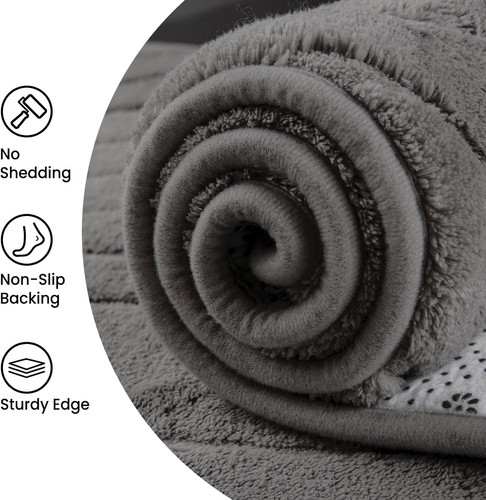 Fluffy Rugs Large Shaggy Rug Bedroom Living Room Anti Slip Soft Carpet Floor Mat - Picture 4 of 24