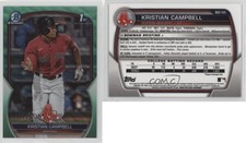 2023 Bowman Draft Chrome Aqua Wave Refractor /125 Kristian Campbell #BDC-125