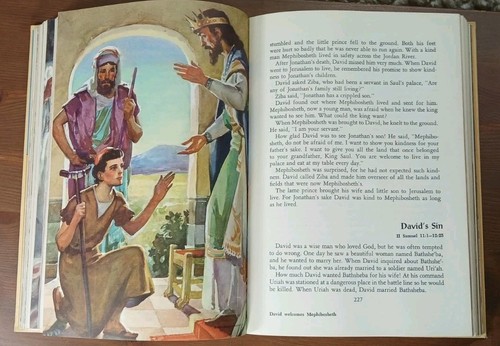VTG 1955-Egermeier's Illustrated Bible Story Book- Hard Cover Standard Edition - Picture 5 of 17