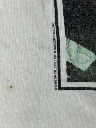 Vintage 1998 Resident Evil Shirt 2XL Capcom Jill Chris Promo Tee Tultex USA - Picture 6 of 8