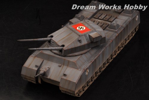 Award Winner Built 1/144 Huge Landkreuzer P1000 Ratte Proto &Panzer VIII Maus - Picture 6 of 24