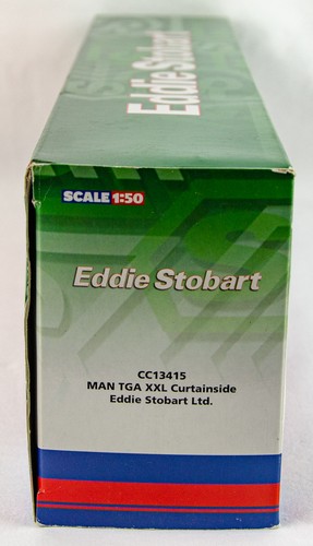 Corgi CC13415 MAN TGA XXL Curtainside Eddie Stobart 1:50 Diecast Model Truck - Picture 3 of 10