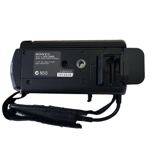 Sony Handycam DCR-SX65 - Black Camcorder Built-In USB 2000x Digital Zoom Working - Picture 15 of 19