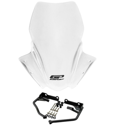 Triumph Street Triple R/RS/S660 17-19/Speed Triple 18-20 windscreen 44 cm Clear - Picture 2 of 11