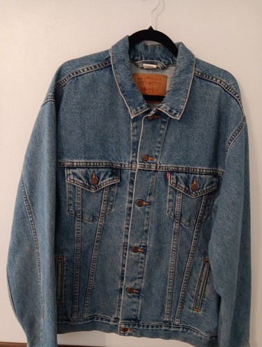 Levi's Relaxed Trucker Denim Jacket Mens XL Pre-owned - Bild 2 von 5