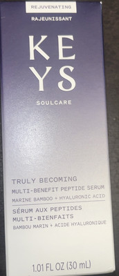 Alicia Keys Soulcare, TRULY BECOMING MULTI BENEFIT PEPTIDE SERUM, New 1.01 OZ