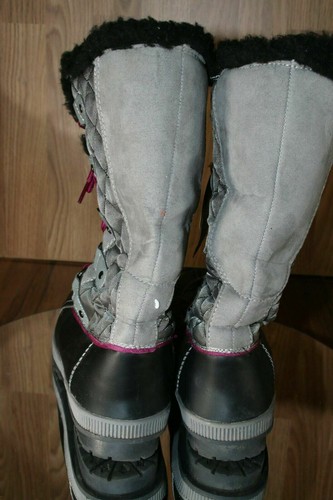 KHOMBU WOMENS 10 RUBBER BOOTS JENNY WATERPROOF INSULATED TALL WINTER NWT - Picture 6 of 10
