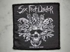 SIX FEET UNDER PATCH Original 2008 Aufnäher 10x10cm Cannibal Corpse Death Metal