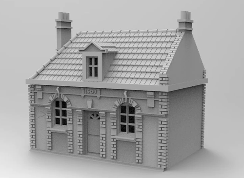 Pegasus Bridge Benouville House 21 Church Cafe Gondree WTower Normandy 1/35 WW2 - Picture 19 of 59