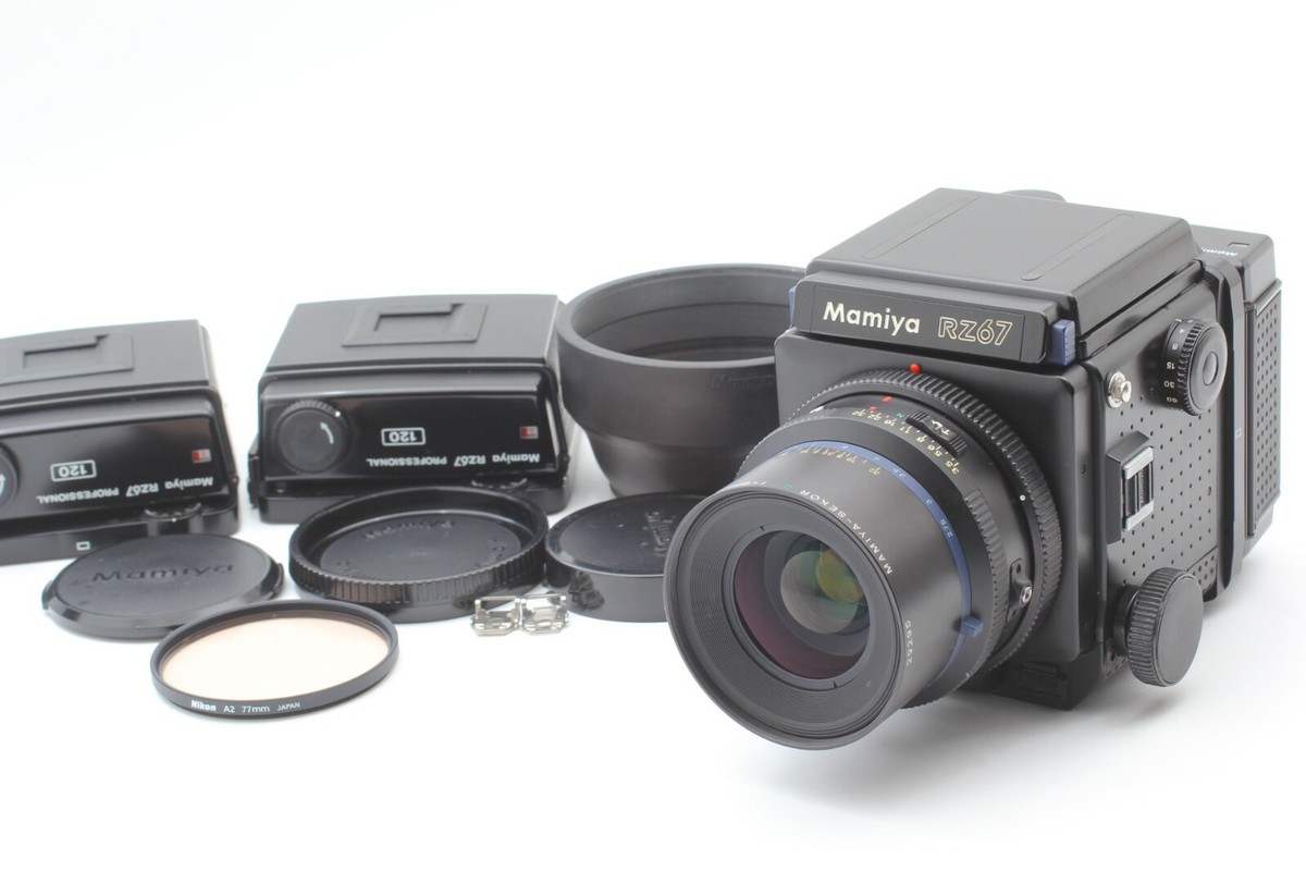 Mamiya RZ67 PROFESSIONAL SEKORレンズ×3 N MINT w/3 Back】 Mamiya RZ67 Pro Camera Sekor Z 90mm f3.5 W