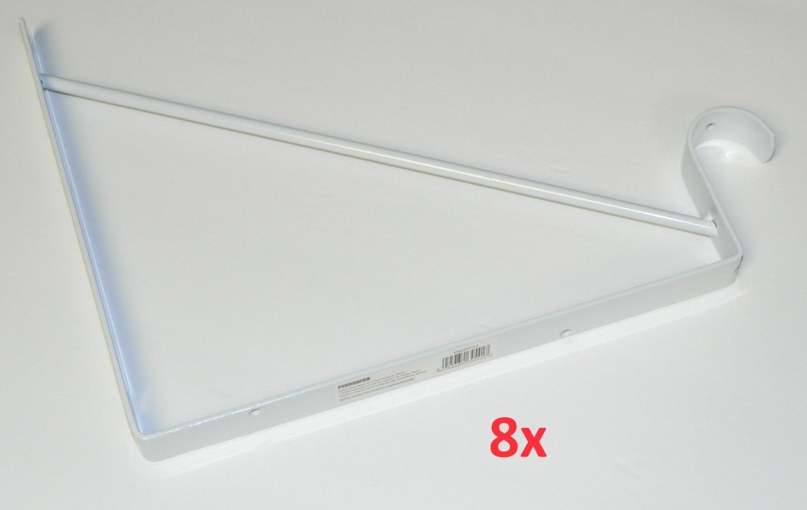 Lot of 8x ProSource 1820737 Heavy Duty Shelf and Rod Support 9-3 4 in L x 12 Lot of 8x ProSource 1820737 Heavy Duty Shelf and Rod Support 9-3 4 in L x 12