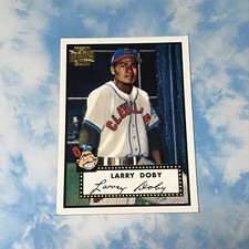 2001 TOPPS ARCHIVES #243 LARRY DOBY CLEVELAND INDIANS