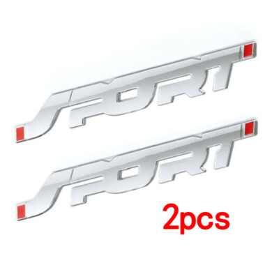 For SPORT 3D Metal Logo Emblem Badge Sticker Trunk Fender Decals Car Accessory For SPORT 3D Metal Logo Emblem Badge Sticker Trunk Fender Decals Car Accessory