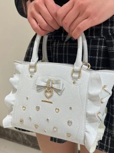 Samantha Vega 2 Way Handbag Shoulder Heart Jewelry Flutter Brand NEW "WHITE" - Picture 9 of 18