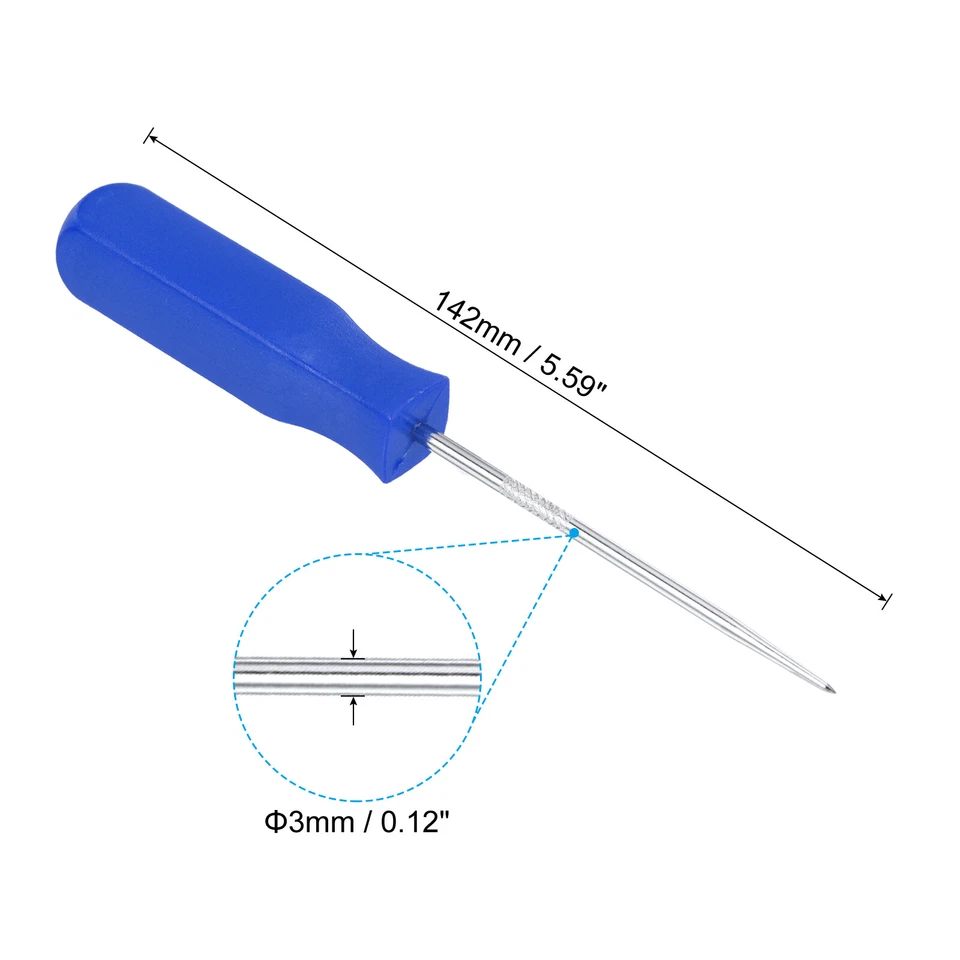 2pcs O-Ring Straight Pick 142mm Seal Gasket Precision Puller Remover Tool, Blue - Image 2 of 4