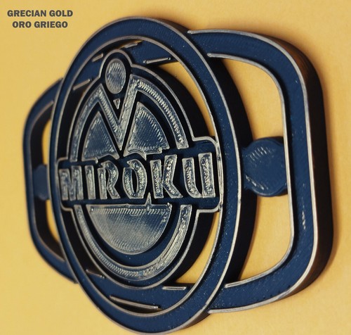Miroku Magnetic badge for - gun safe / any metal Surfaces leaf finish - Picture 3 of 13
