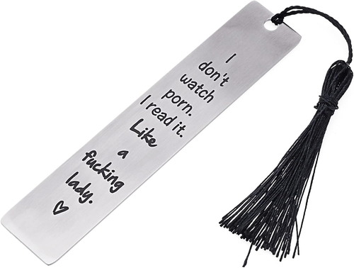 Funny Bookmarks for Women Book Lover Gifts Book Marker for Reading Cute Metal Bo