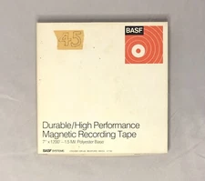 BASF Durable/High Performance Magnetic Recording Tape 7" x 1200'