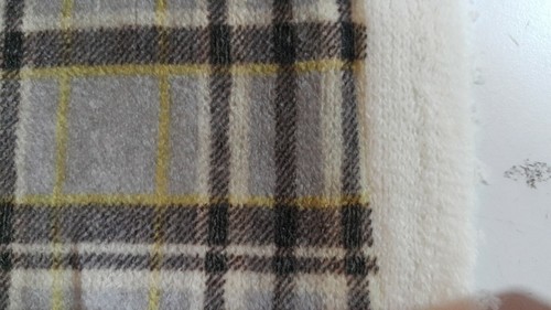 KNIT JERSEY FABRIC CHECKED PRINTED SWEATER -SOLD BY THE METRE - Picture 7 of 10