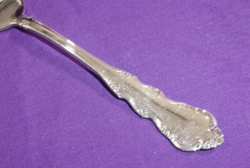 REED & BARTON DRESDEN ROSE SALAD FORK 6 5/8" SILVERPLATE EXCELLENT MULTIPLES - Picture 3 of 3