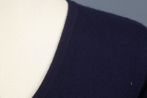 Jil Sander Blue V-Neck Long Sleeve Lightweight Pullover Sweater - Picture 6 of 15