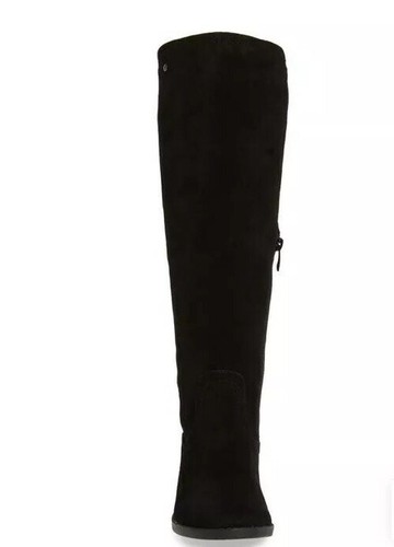 New Very Volatile Medford Knee High Boot Suede Leather Black women size 6  - Picture 3 of 9