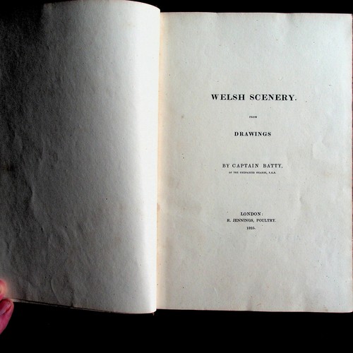 of the Grenadier Guards Captain Batty, F R S. / Welsh Scenery 1st Edition 1825 - Imagen 2 de 3