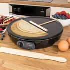 Quest 12" Electric Pancake Crepe Maker Non-Stick Hot Plate 220°C Spreader