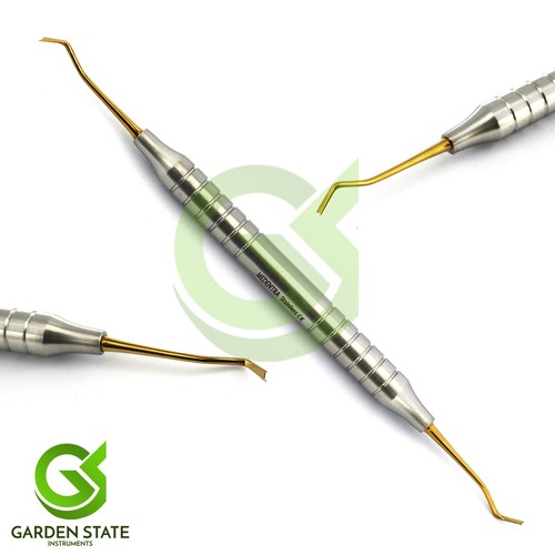 Kit de embalaje de relleno de compuesto dental de 10 piezas herramientas de contorno de relleno de amalgama - Imagen 10 de 11