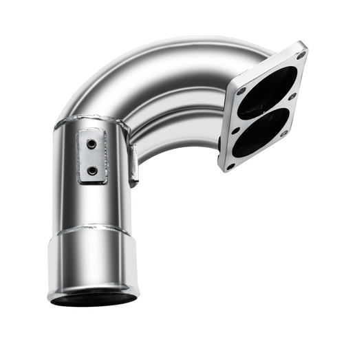 Stainless Steel 3.5" Raw Intake Elbow For 07.5-18 Dodge 6.7 Cummins Diesel 6.7L - Foto 7 di 10